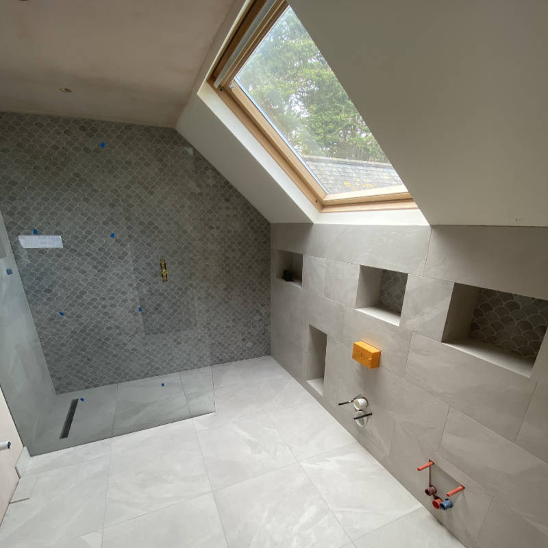 Tiling in Bathroom photo