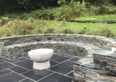 Stone Seating in garden